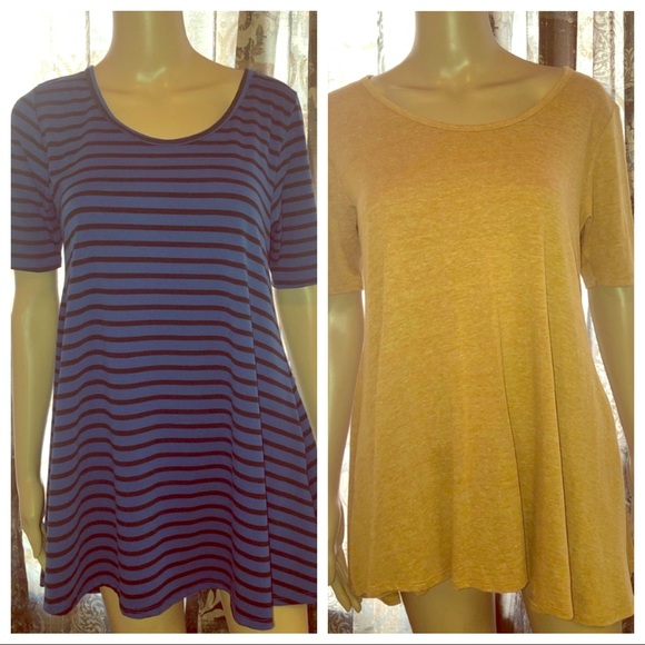 LuLaRoe Tops - Lot of 2 Small LuLaRoe Long shirts tunic EUC